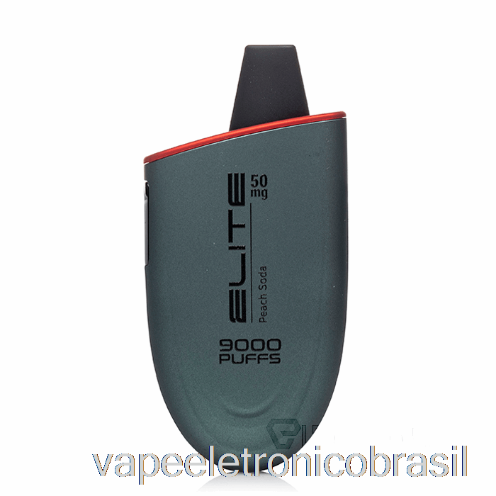 Vape Eletrônico Bugatti Elite 9000 Refrigerante De Pêssego Descartável